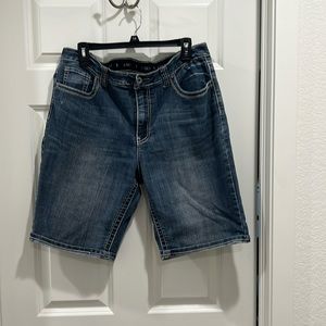 Cato Jean shorts, medium wash size 14